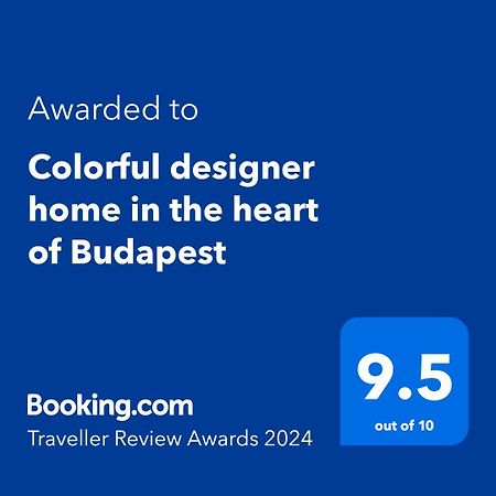 Colorful Designer Home In The Heart Of Budapest Luaran gambar